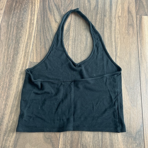 Black Halter Neck Top - Picture 2 of 2